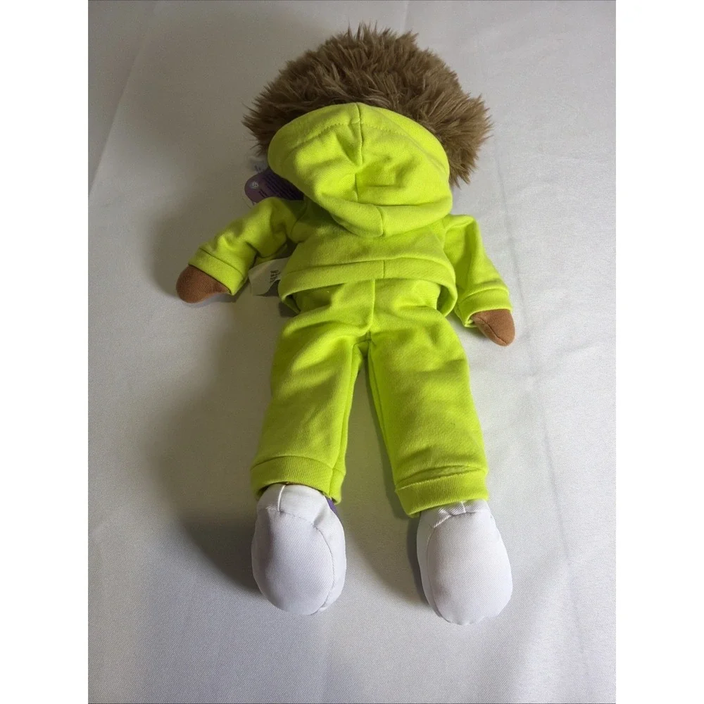 Gigglescape Soft AA Boy Doll in Lime Green Sweatsuit 15